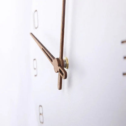 ScandiTime - Horloge Murale 3D en Bois Nordique pour Élégance Scandinave