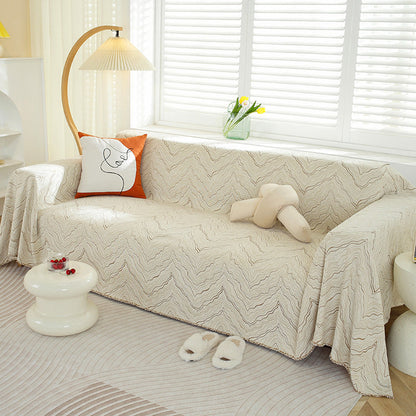 Couverture de canapé/salon en chenille Layer of Peaks