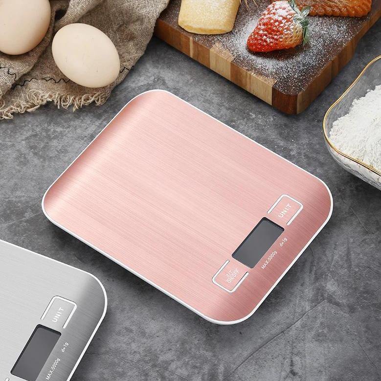 Floroux digital kitchen scale with LED display | Portable | Accurate measurements | For baking, cooking, and dieting