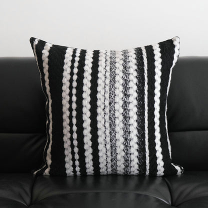 Housse de coussin moderne en fausse fourrure
