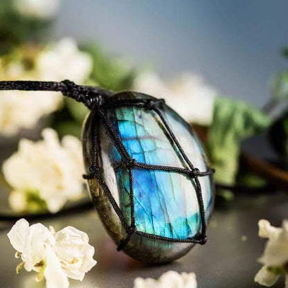 Collier Aris DragonHeart - Bijou en Labradorite Mystique