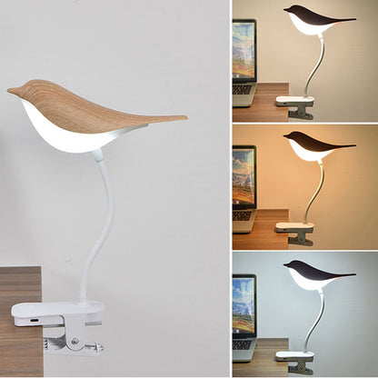 Floroux LED Table Lamp Nordic | USB Charge | Night Light with Bird Clip | Modern Design