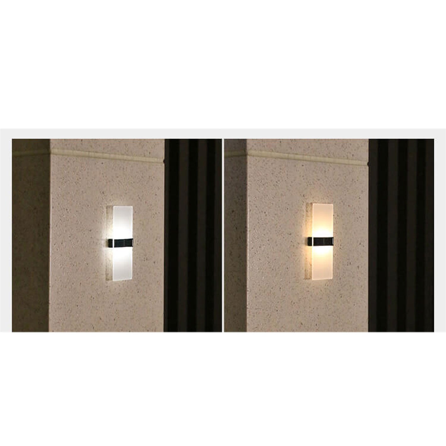 Floroux Lampe Murale Solaire LED | Résistante aux Intempéries | Éclairage Extérieur Alimenté par Solaire | Décor de Jardin & Terrasses