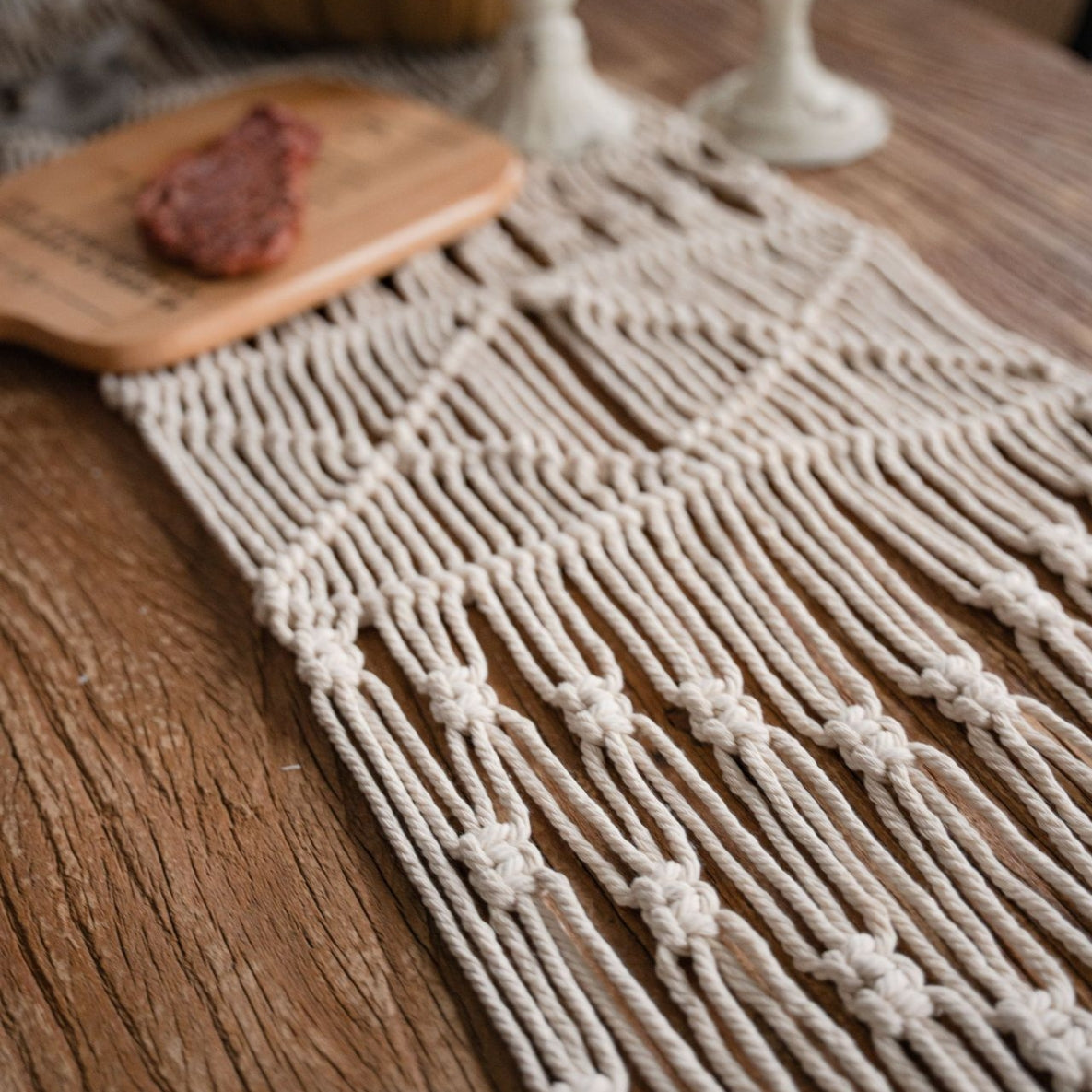 Couverture de table en macramé Meteor Shower
