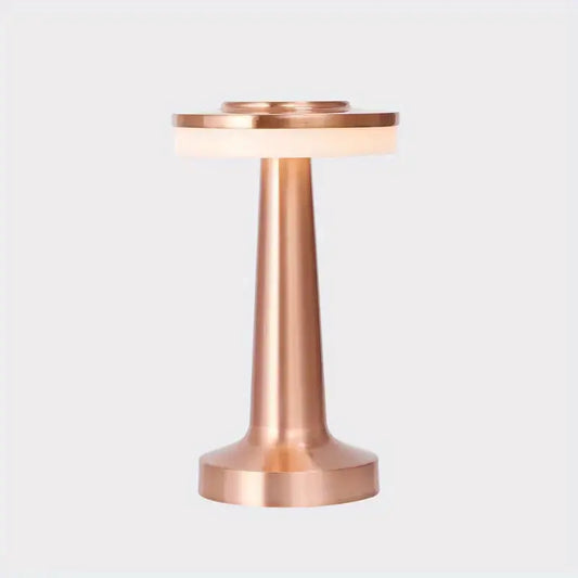 RetroGlow - Lampe de table stylée, multifonctionnelle et rechargeable