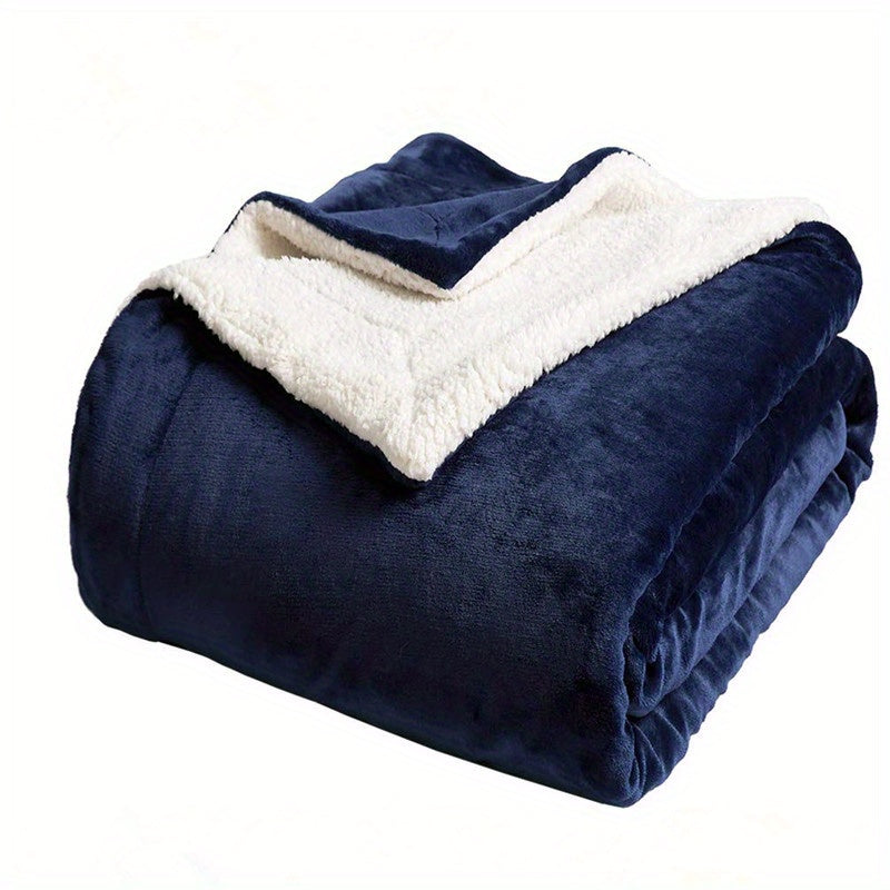 Chic Couverture en Fleece Sherpa pour un Confort Optimal