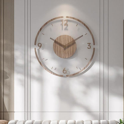 Nordic – Cloche décorative en bois massif, 35 cm