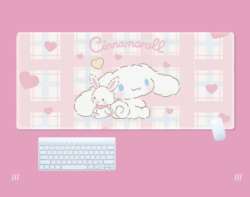 Cinnamoroll Kuromi Tapis de bureau