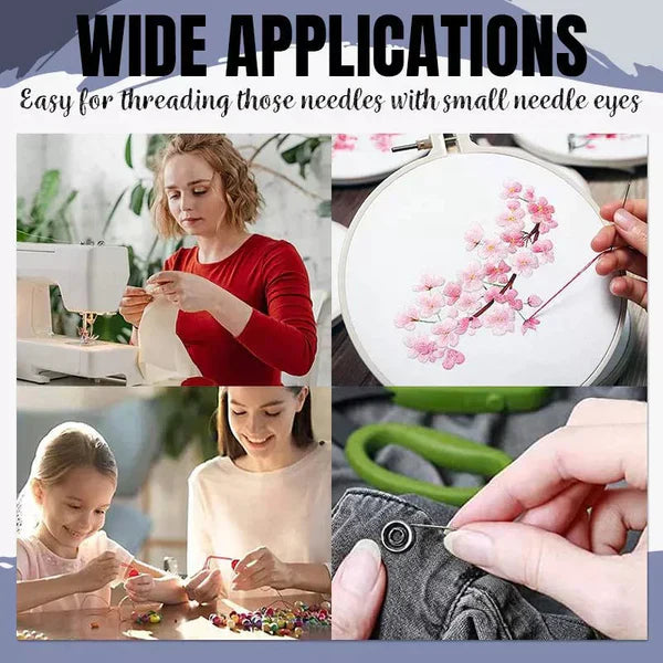 EasyThreader™ - 10PCS - peut être utilisé avec des aiguilles de machine et à coudre à la main