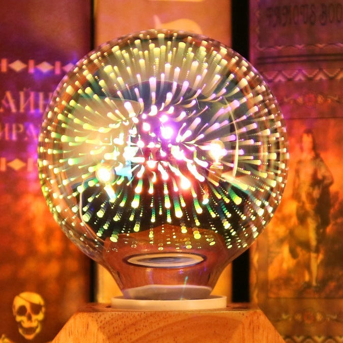 3D feux d'artifice ampoule décorative Edison