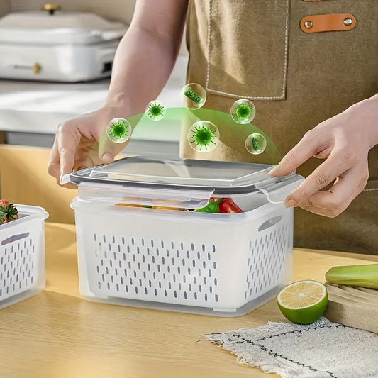 EcoSafe - Boîtes de stockage alimentaire réutilisables Set de 4