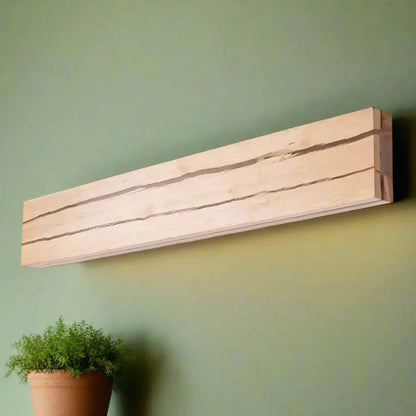 Floroux Modern Wooden Wall Sconce | LED Wall Lamp | Elegant Living Room Lighting | Decorative Lighting