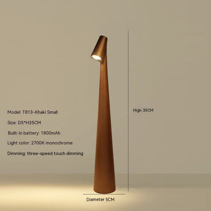 LumiMaître - Lampe de Table LED Rechargeable | Design Moderne et Fonctionnel | Éclairage Ambiant Durable