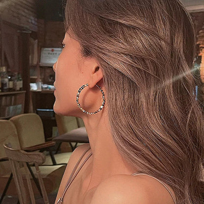 Boucles d'oreilles créoles élégantes Nina