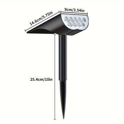 SolarGlow – 9 LED Lampes de jardin pour l'extérieur