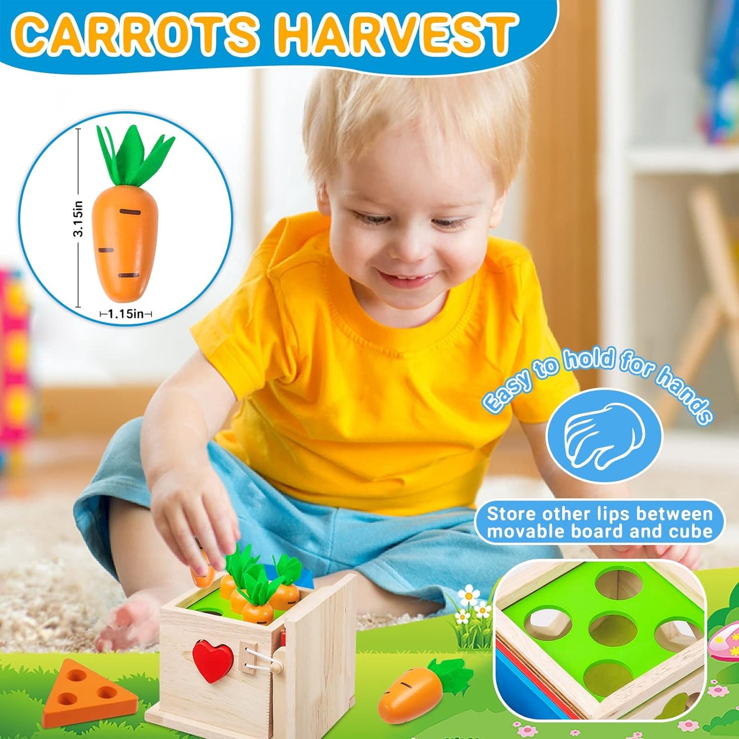 Ensemble de Jouets Éducatifs pour Bébé - Ensemble de Jeu Éducatif pour les Bébés Grandissants