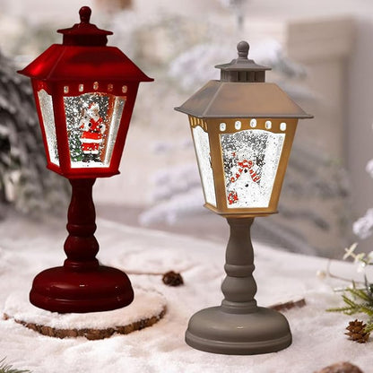 Lampes de table de nuit de Noël illuminées - Décorations Père Noël, Bonhomme de neige et Arbre