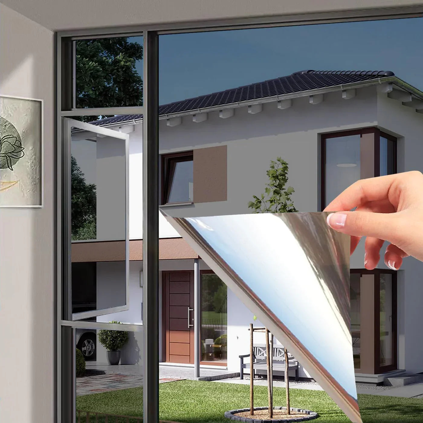 FILM ADHÉSIF DE CONFIDENTIALITÉ POUR FENÊTRE