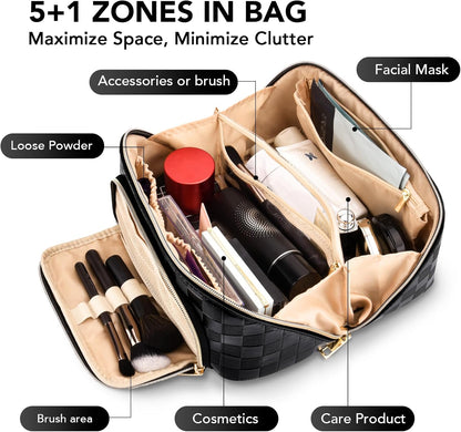 GlamBag - Trousse de maquillage imperméable avec grande capacité