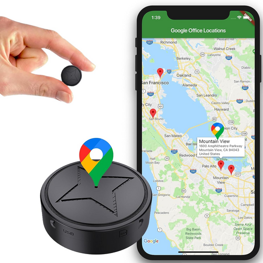 Traceur GPS Magnétique Compact - Gardez Toujours un Œil sur Vos Objets Précieux