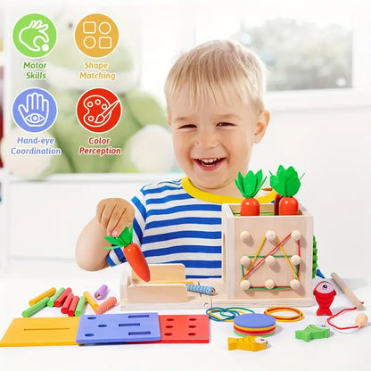 Ensemble de jeu créatif 8-en-1 Montessori - Pour les bébés aventuriers