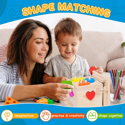 Ensemble de Jouets Éducatifs pour Bébé - Ensemble de Jeu Éducatif pour les Bébés Grandissants