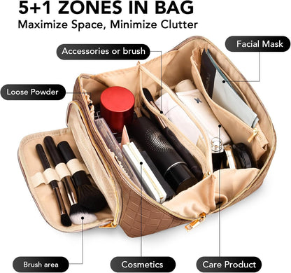 GlamBag - Trousse de maquillage imperméable avec grande capacité