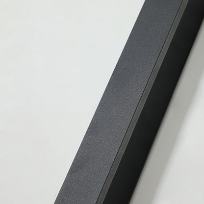 Edge – Appliques murales LED au design moderne en métal noir pour jardin et couloir