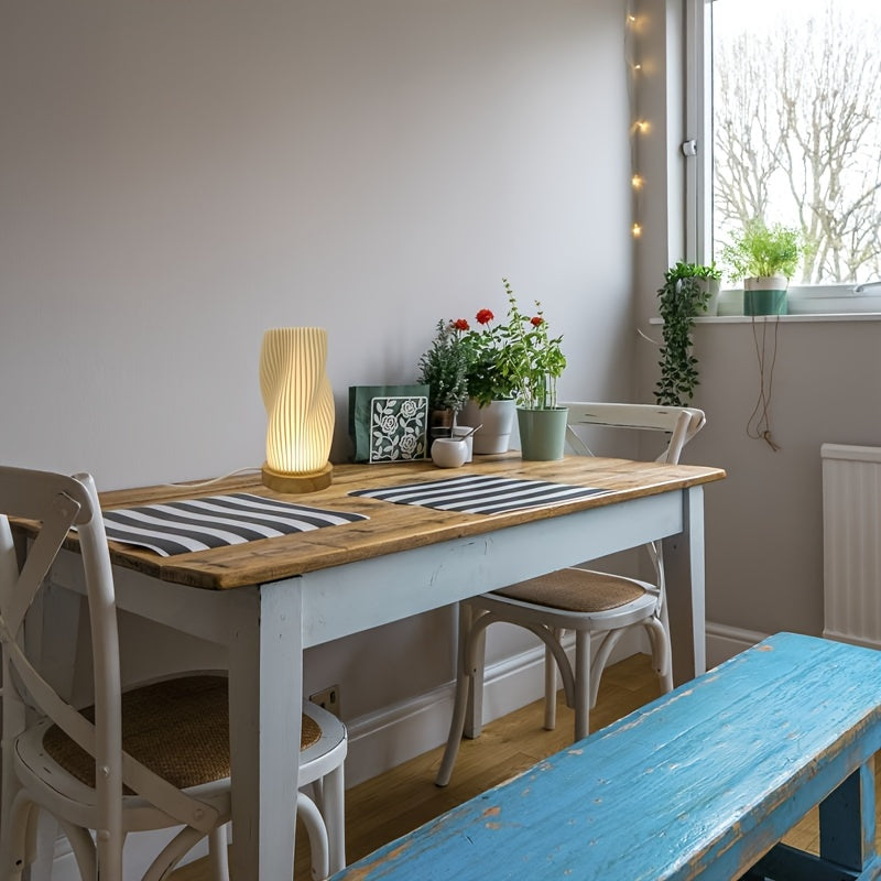 CozyLight – Lampe de nuit LED dimmable avec bois