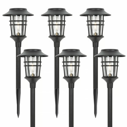 Floroux | Ensemble de 6 torches solaires.