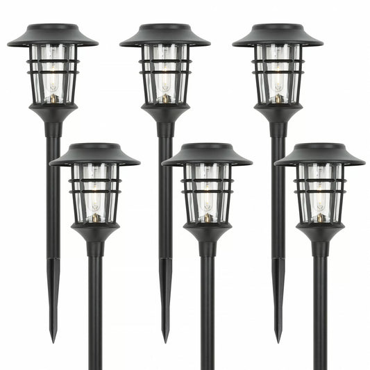 Floroux | Ensemble de 6 torches solaires.