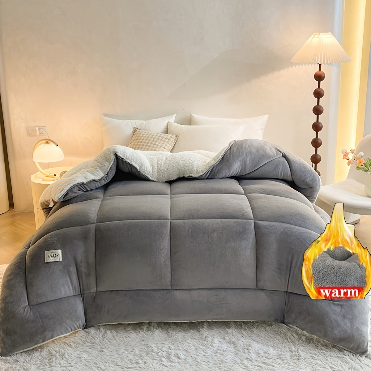 Couette en polaire Sherpa Cabin élégante – Confort et chaleur ultimes