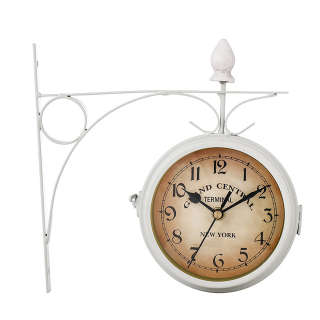 EuroElegance Horloge Murale Double Face