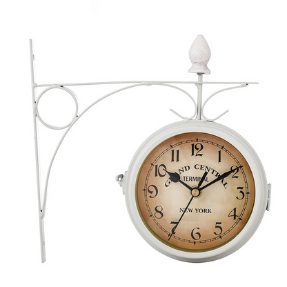 EuroElegance Horloge Murale Double Face