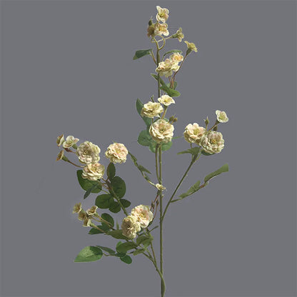 Floroux - Fleur de rose pastorale artificielle