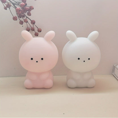 BunnyGlow – Grande Lampe de Table LED avec Batterie & Style Anime