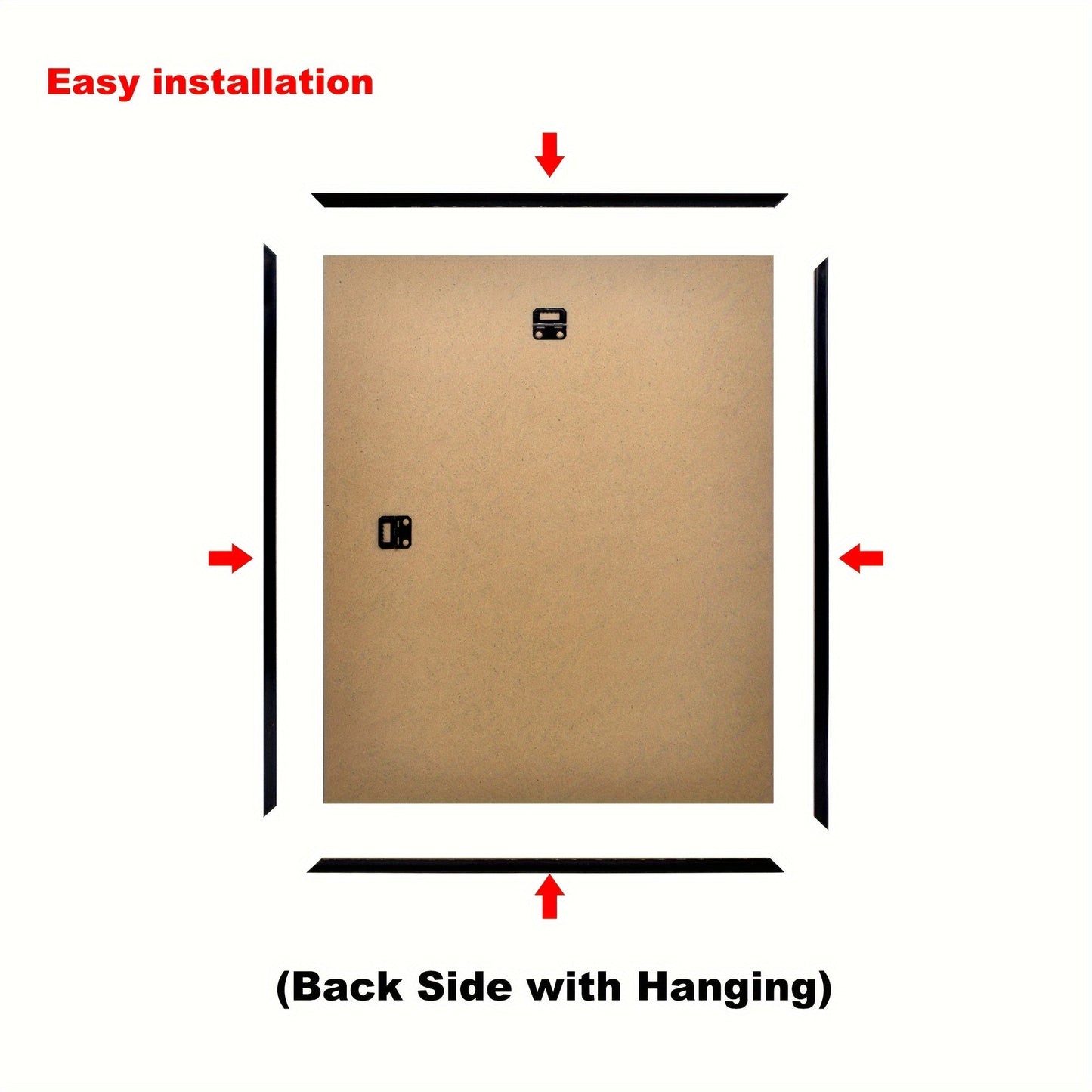 Cadre intemporel - Ensemble de cadres photo noirs élégants