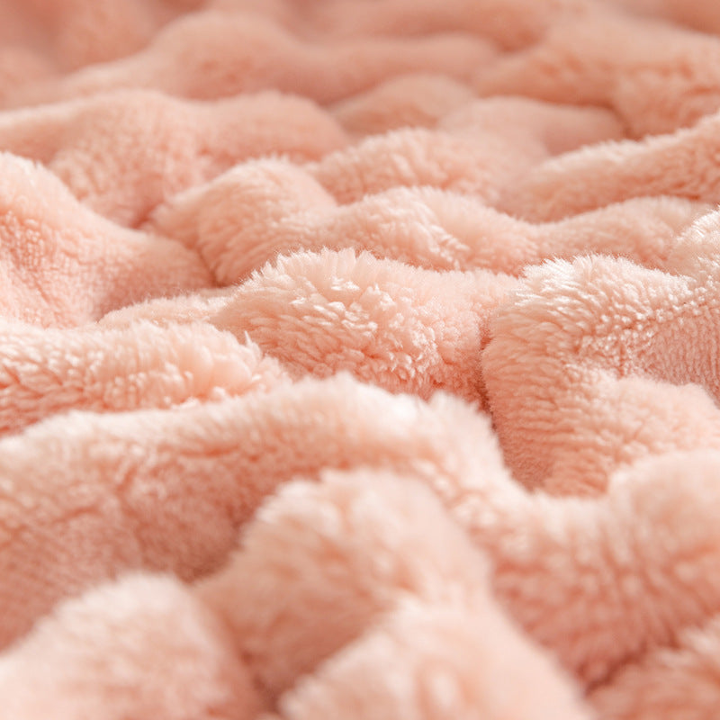 Floroux - Buubbles Douce Douillette Légère Couverture en Flanelle