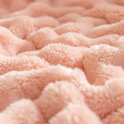 Floroux - Buubbles Douce Douillette Légère Couverture en Flanelle