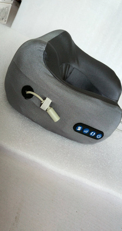 Coussin de massage chauffant ergonomique pour le soutien du cou et du dos