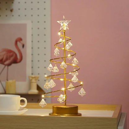 Floroux - Lampe de sapin de Noël LED festive pour une ambiance de vacances chaleureuse
