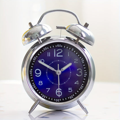 RetroBell Horloge – Réveil Silencieux Élégant avec Éclairage