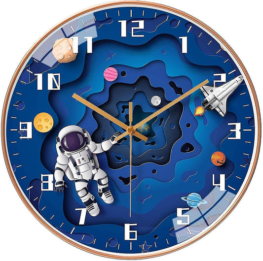 Floroux Horloge murale pour enfants