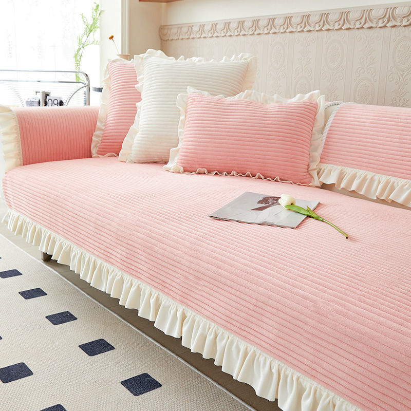 Couvre-coussin en velours pour canapé Loving