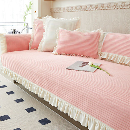 Couvre-coussin en velours pour canapé Loving