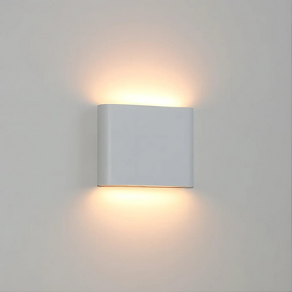 Floroux - Applique murale LED élégante et intempérienne pour les espaces extérieurs