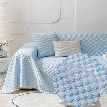 Cooling Beans Couverture de canapé en soie glacée été