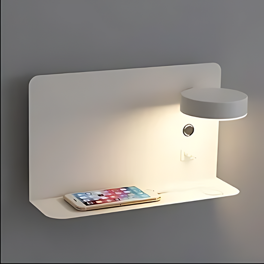 Floroux - Applique murale moderne avec fonction de charge USB et design élégant