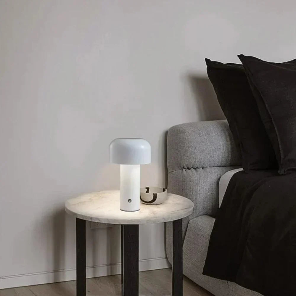 Lampe de lanterne sans fil LED champignon