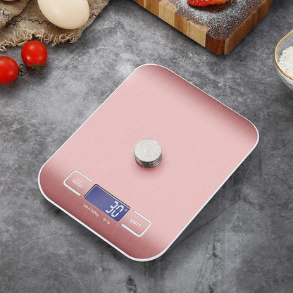 Floroux digital kitchen scale with LED display | Portable | Accurate measurements | For baking, cooking, and dieting